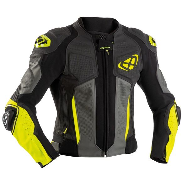 Motorcycle Jacket Ixon Vendetta Evo - Black / YellowRef: Ix1421-C62722