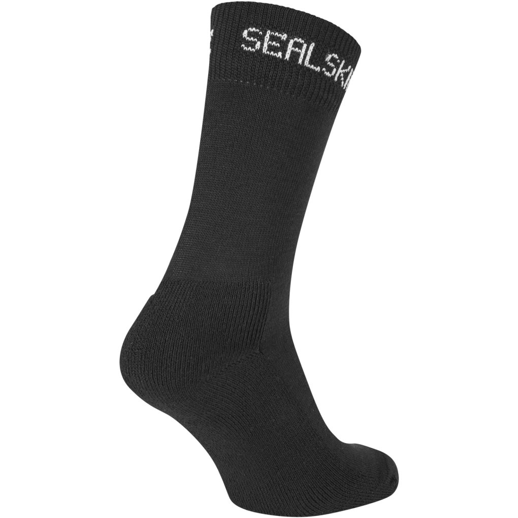 SealSkinz Suffield Solo Merino Socks - Black