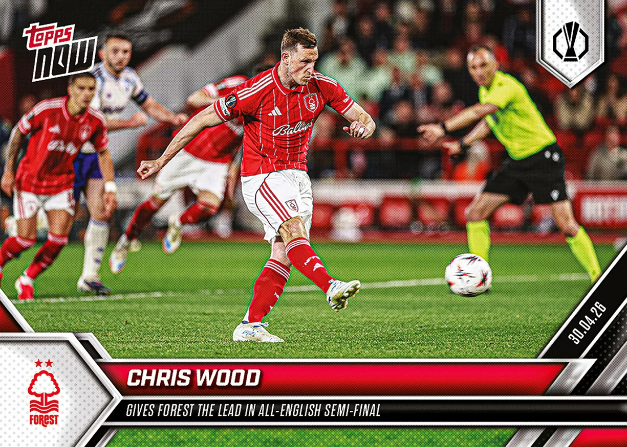 Chris Wood - 2025-26 UEL Topps NOW® - Card 29