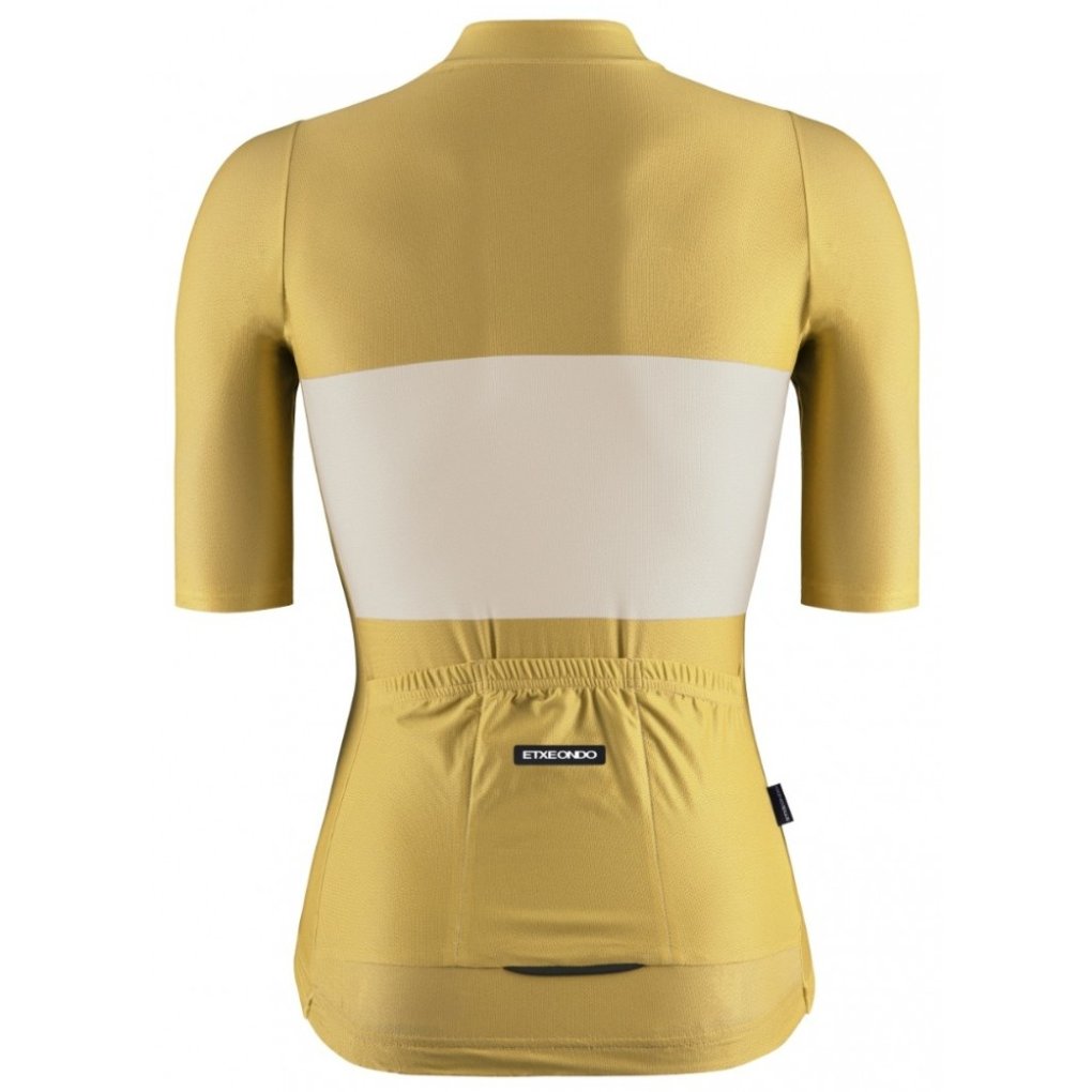 Etxeondo Bika Short Sleeve Jersey Women - Mustard