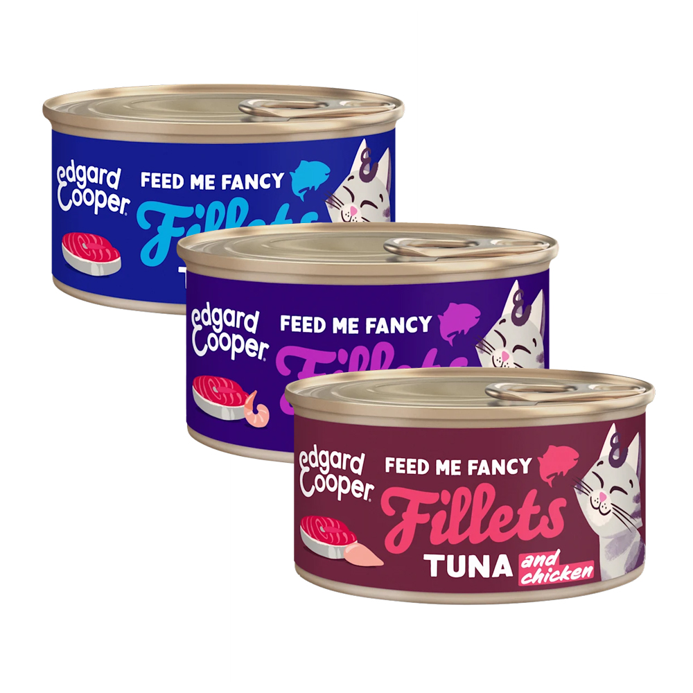 Edgard & Cooper - Wild Caught Pacific Tuna Fillets - 24 x 70 g