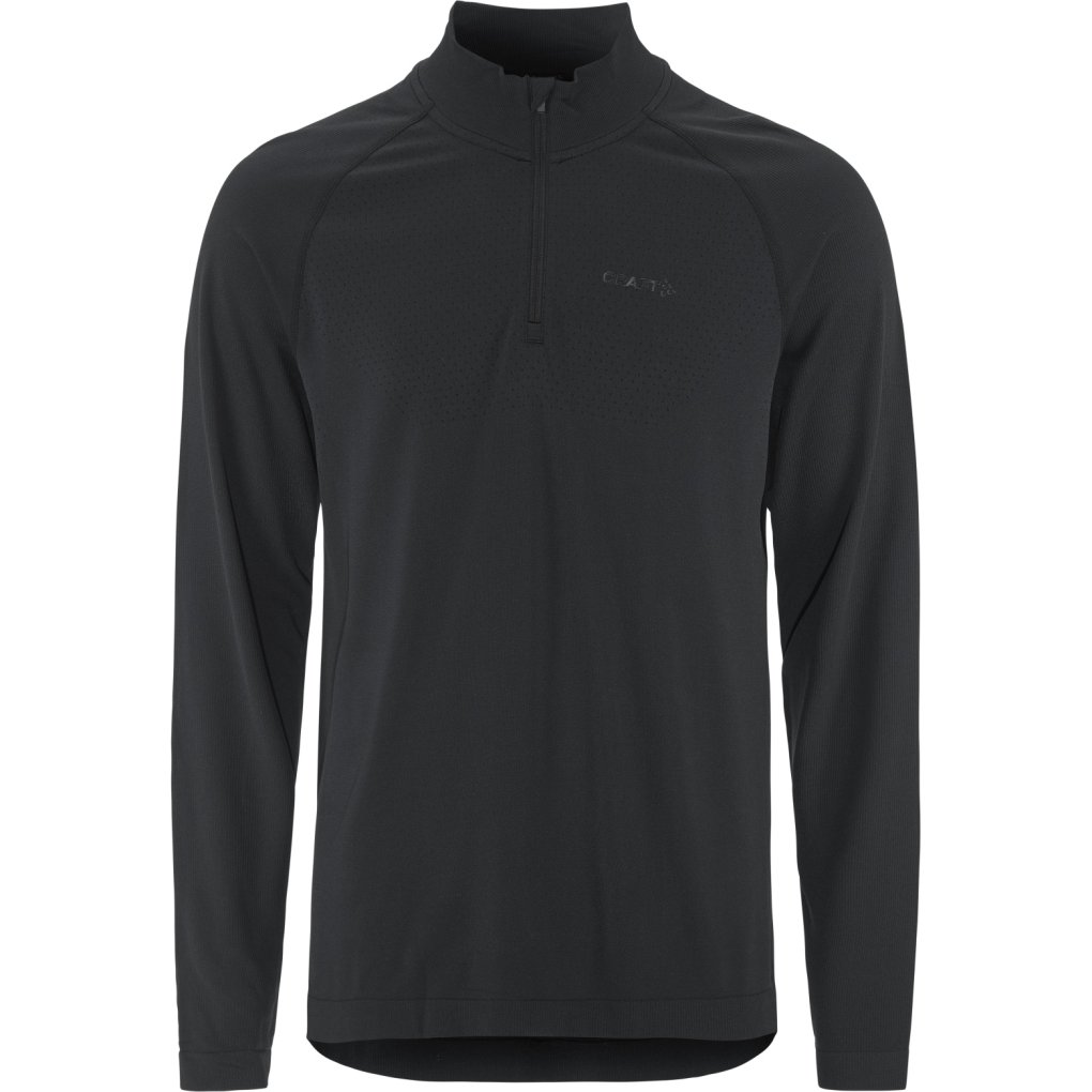 CRAFT Active Comfort 2 Half Zip Longsleeve Shirt Men - Black