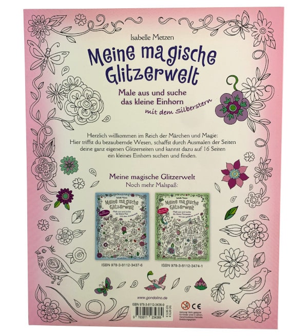 Meine magische Glitzerwelt - Male aus und sich das kleine Einhorn