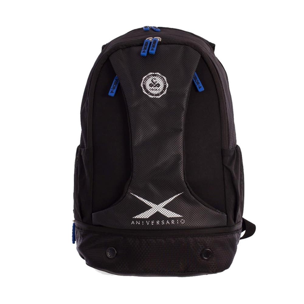 BLACK AND ROYAL BLUE VIBOR-A X ANNIVERSARY BACKPACK