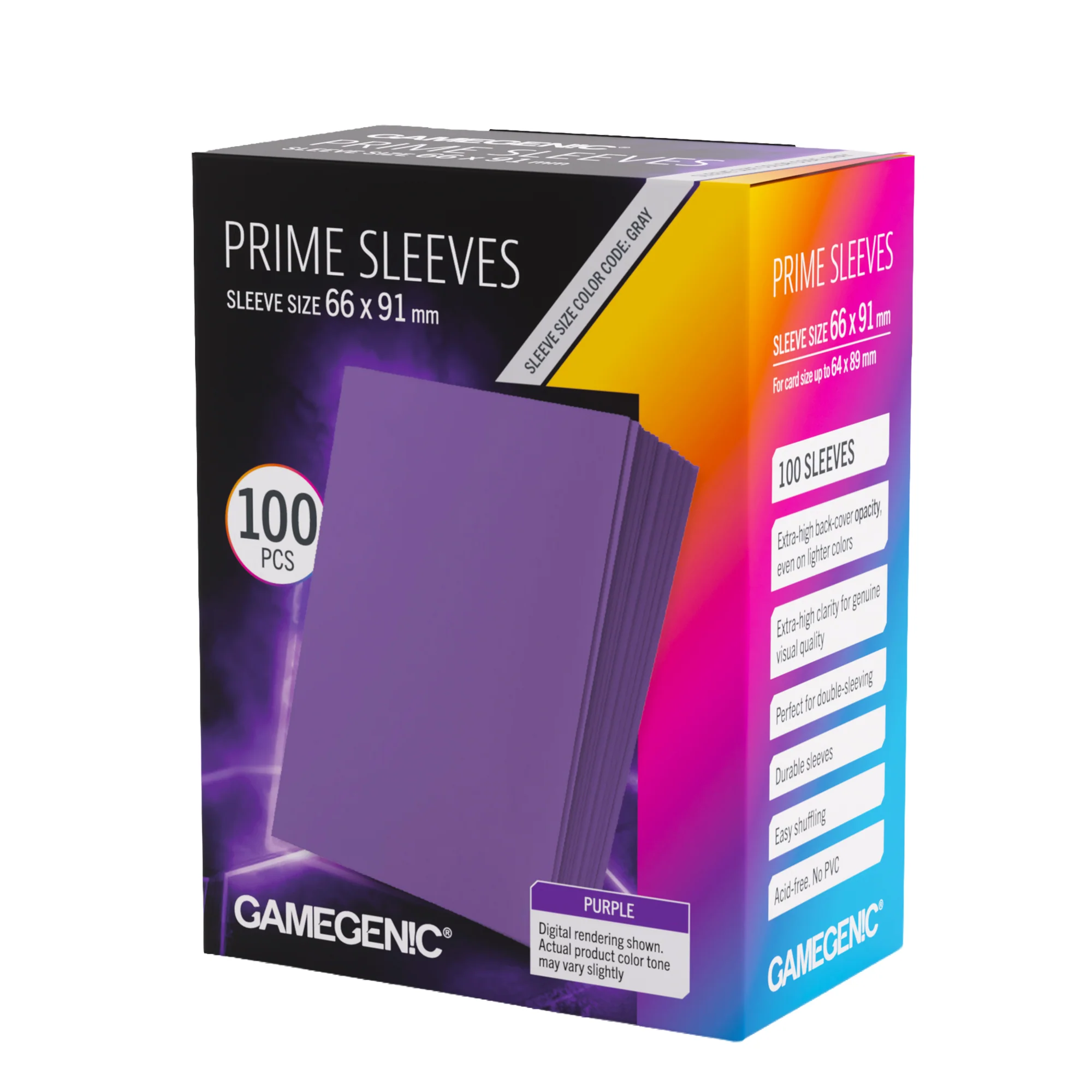 Prime Sleeves Purple 66x91