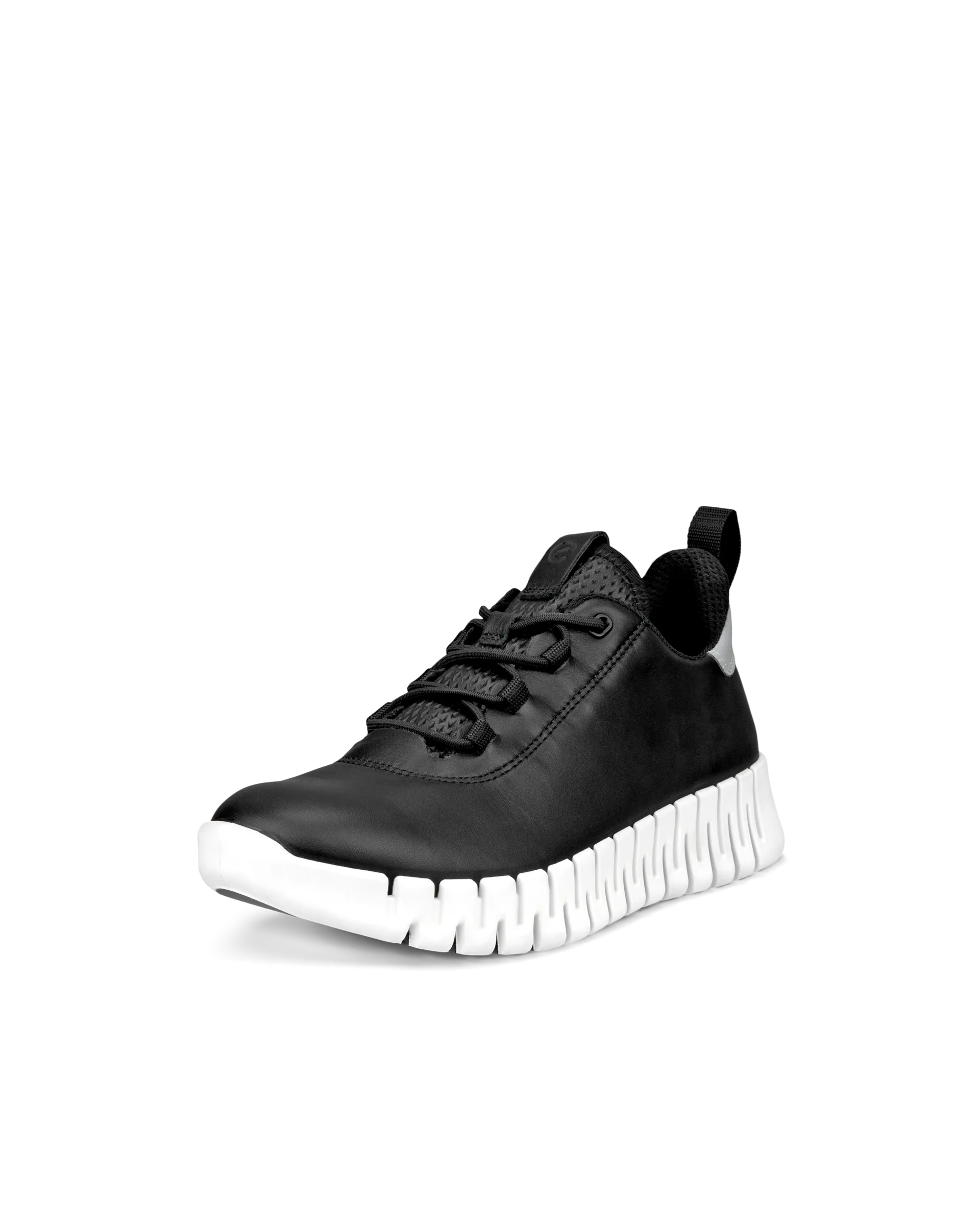 ECCO GRUUV W Damen Ledersneaker Schwarz