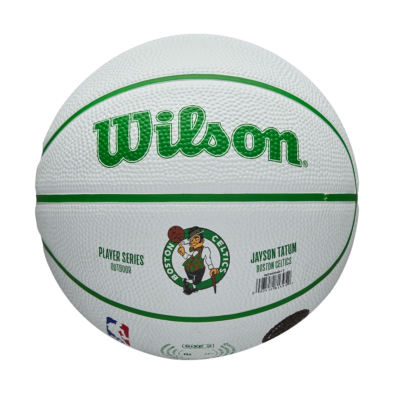 Jayson Tatum #0 Boston Celtics Wilson NBA Mini Basketball (Size 3)