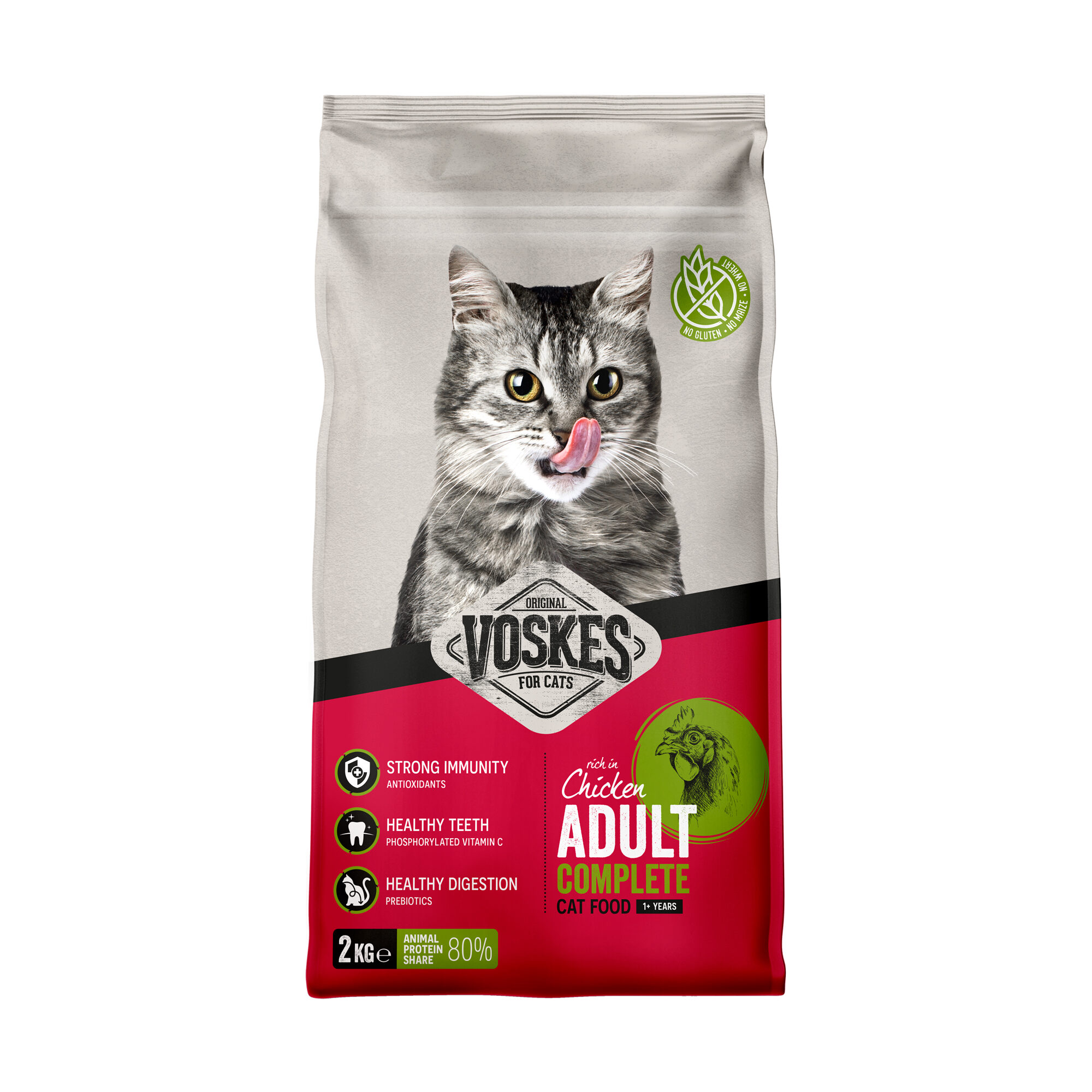 Voskes Adult Cat Food - Chicken - 2kg