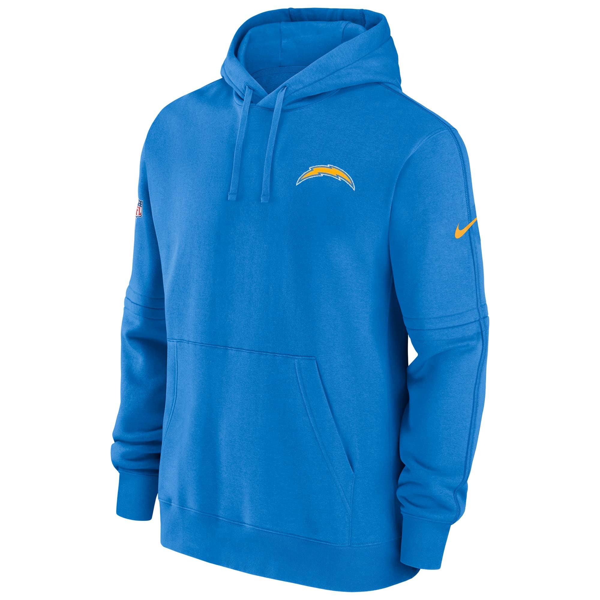 Los Angeles Chargers 2023 NFL Sideline Nike Club Hoodie Blue