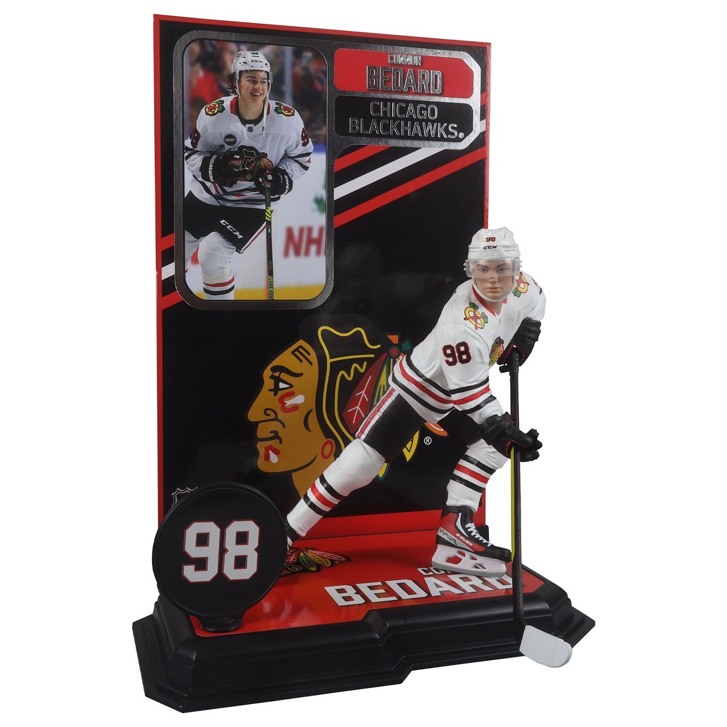 McFarlane NHL Legacy Series Figure #15 Connor Bedard Chicago Blackhawks (CHASE)