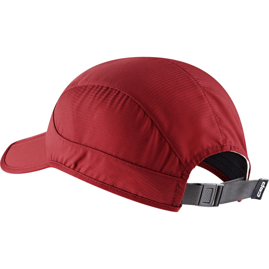 CEP Core Run Foldable Cap - burgundy