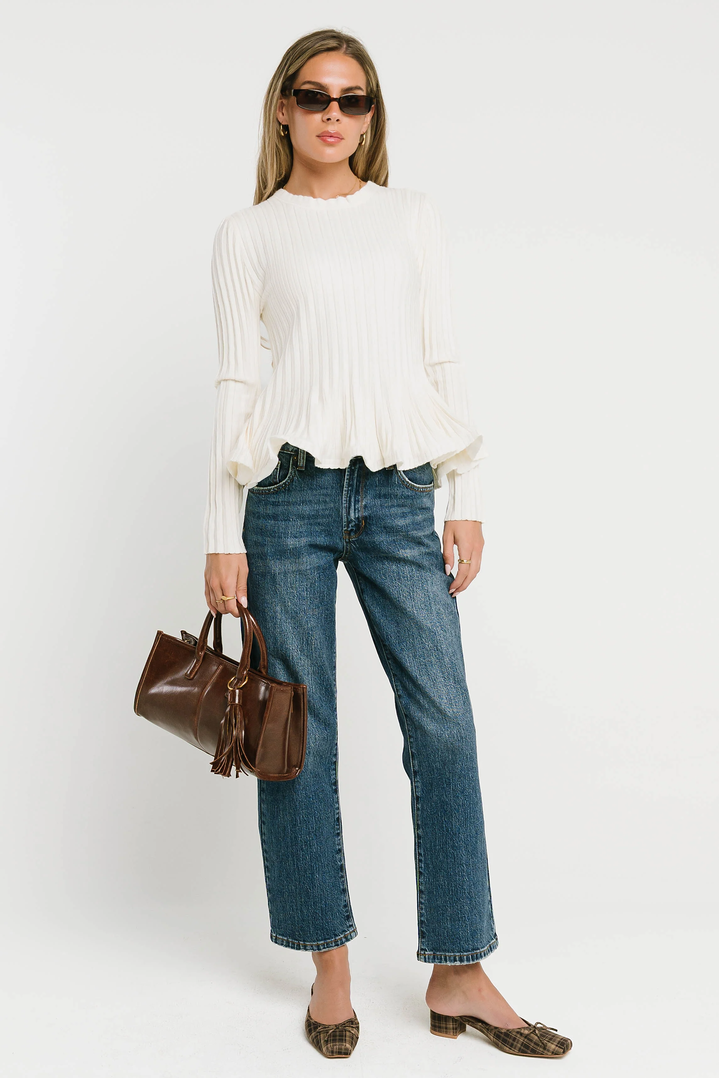 Cecilia Peplum Top