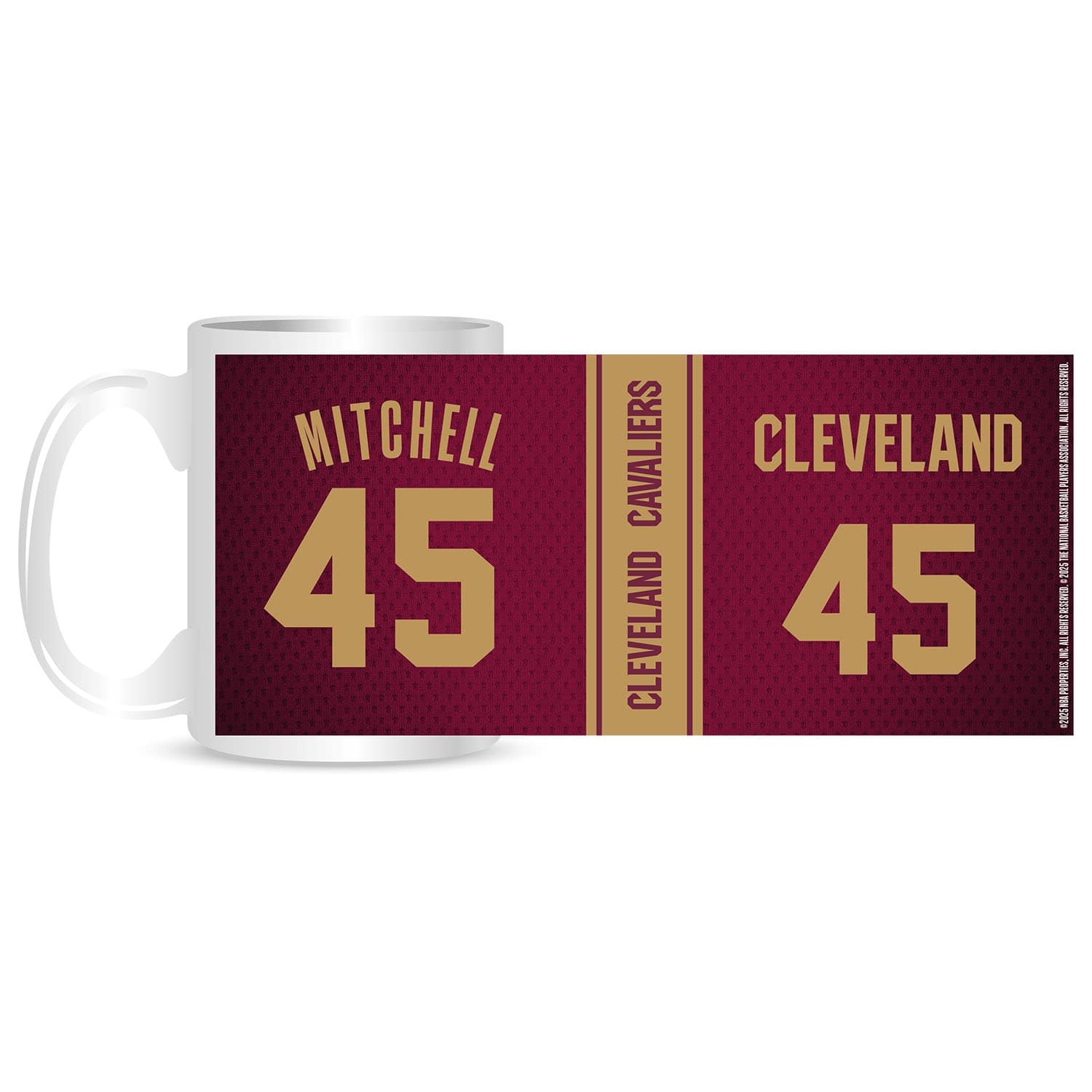Donovan Mitchell #45 Cleveland Cavaliers NBA Mug (330 ml)