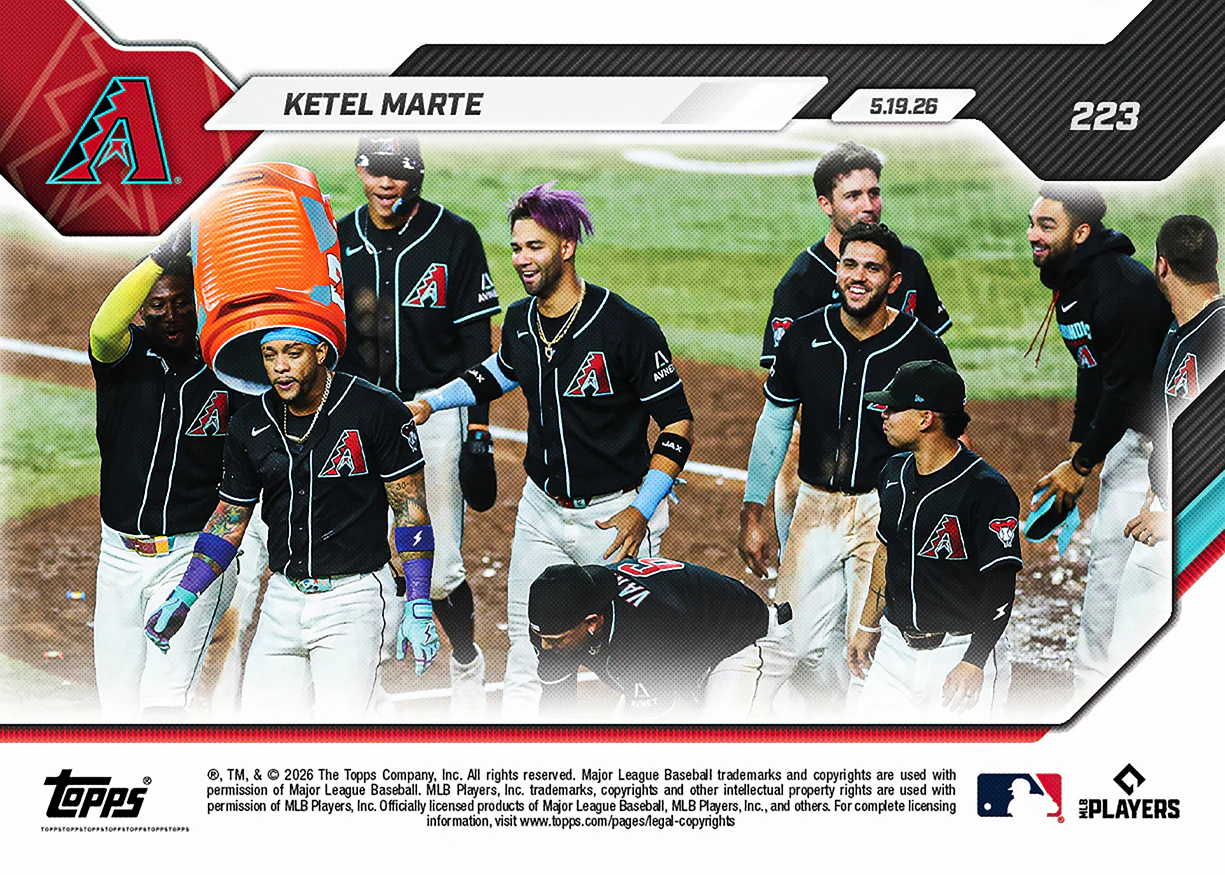 Ketel Marte - 2026 MLB Topps NOW® - Card 223 - PR: 617