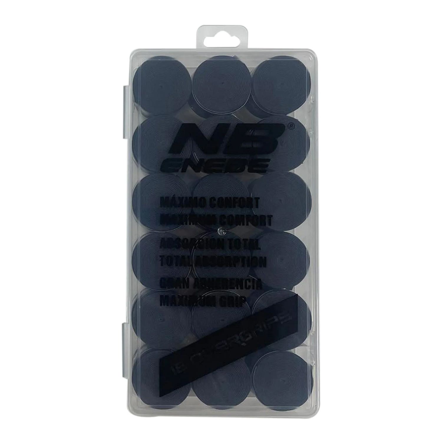 BOX 18 ENEBE BLACK SMOOTH OVERGRIPS A003779.001