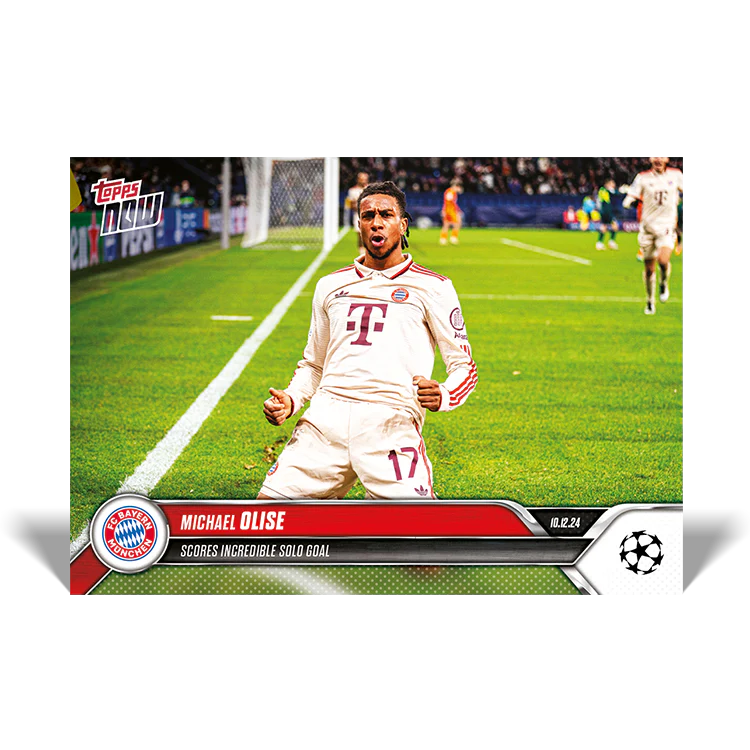Michael Olise - Scores incredible solo goal - 24/25 UCC Topps NOW® Card 66