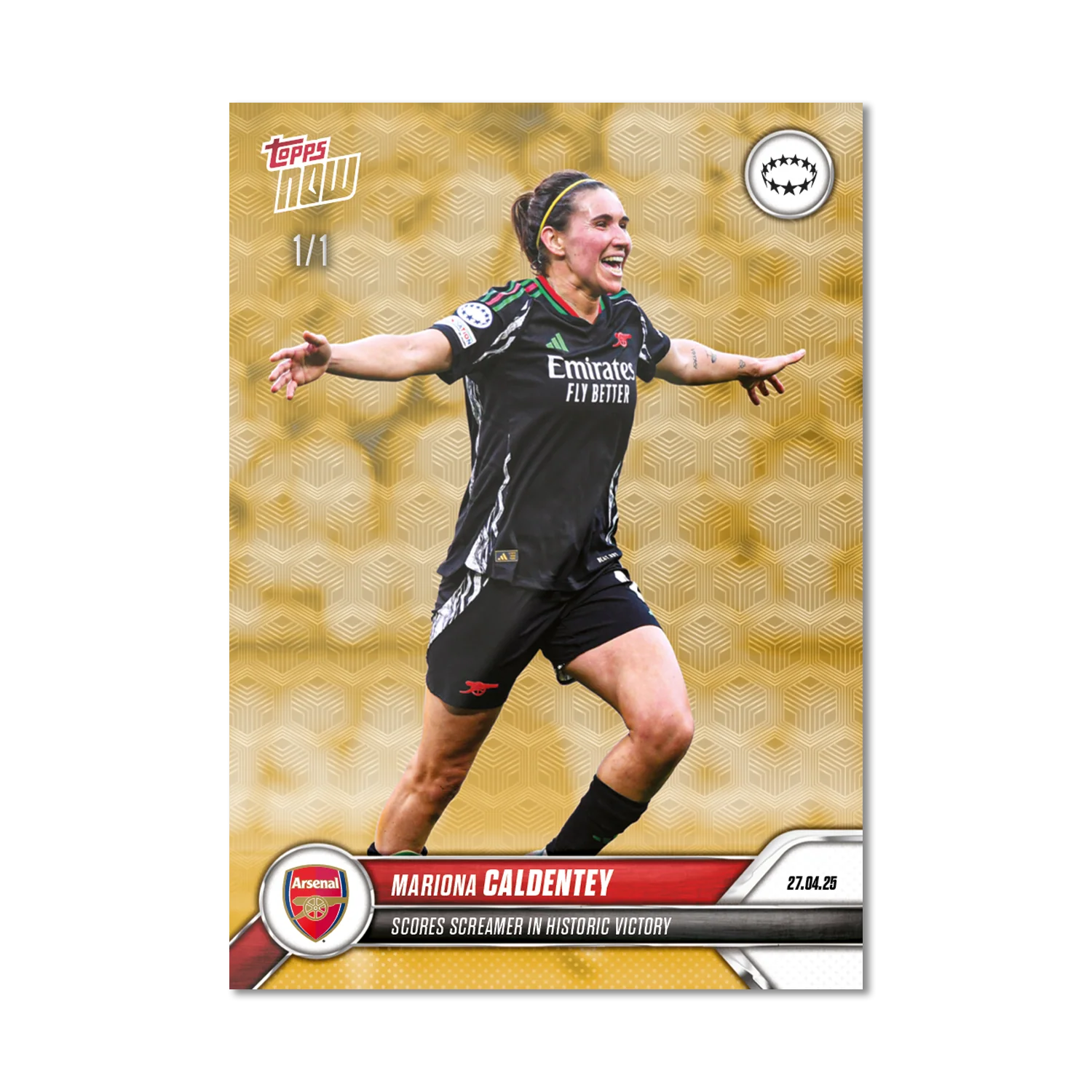 Mariona Caldentey - 2024-25 UWCL Topps NOW® - Card 25