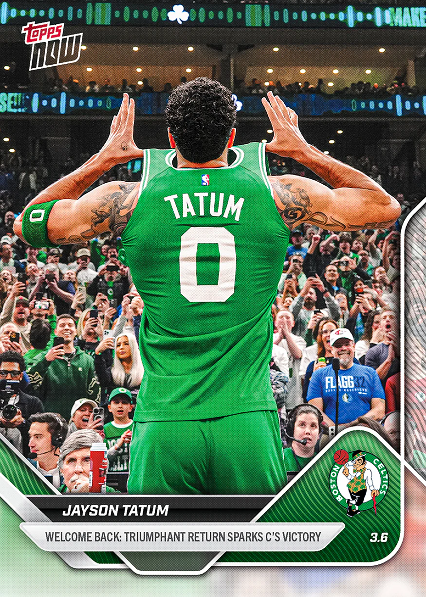 Jayson Tatum - 2025-26 NBA Topps NOW® - Card 197 - PR: 4863