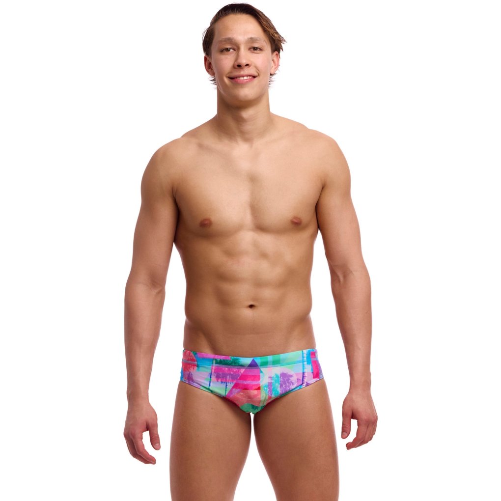 Funky Trunks Classic Eco Swim Briefs Men - Snap That