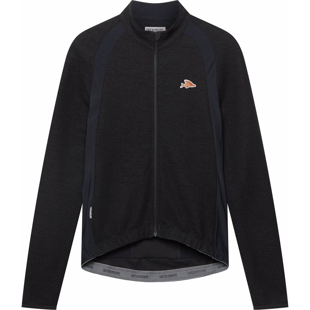 Café du Cycliste Marguerite Long Sleeve Jersey Men - black