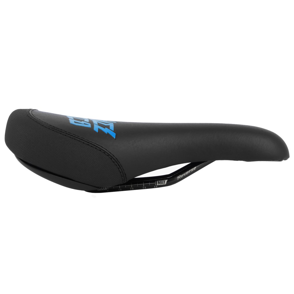 Reverse Components Nico Vink Shovel and Shred Saddle - black / light blue / white