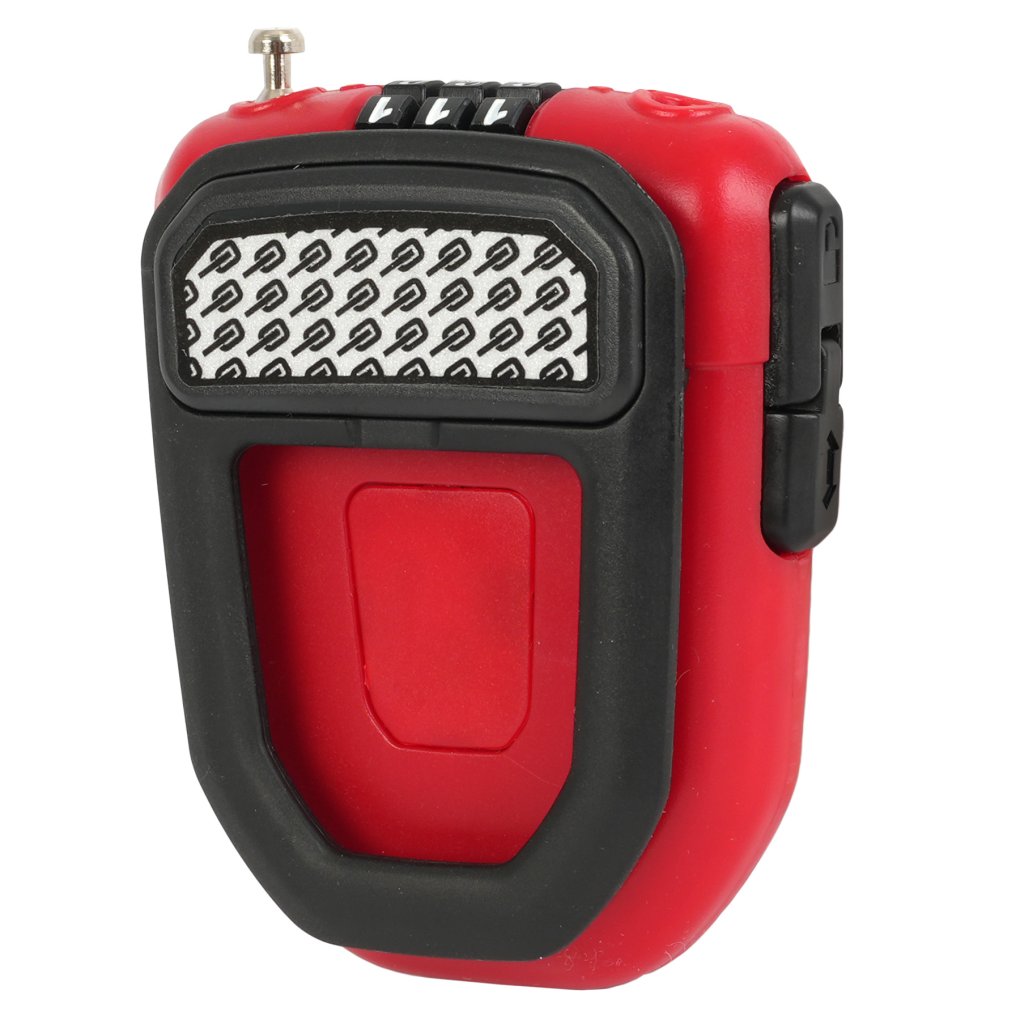 Hiplok FX Combi Cable Lock 100cm with Reflector - red