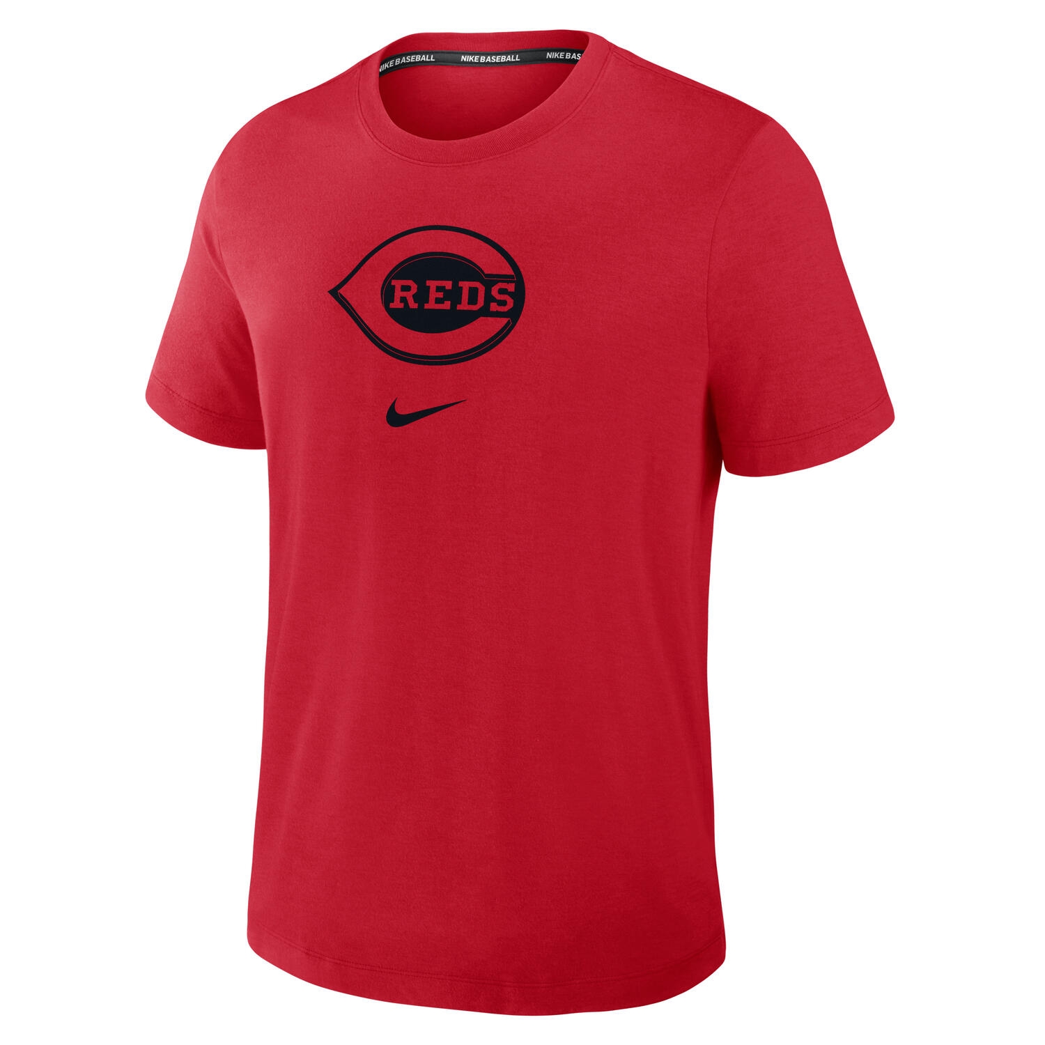Cincinnati Reds Early Work 2025 MLB Authentic Nike Tri-Blend T-Shirt Red