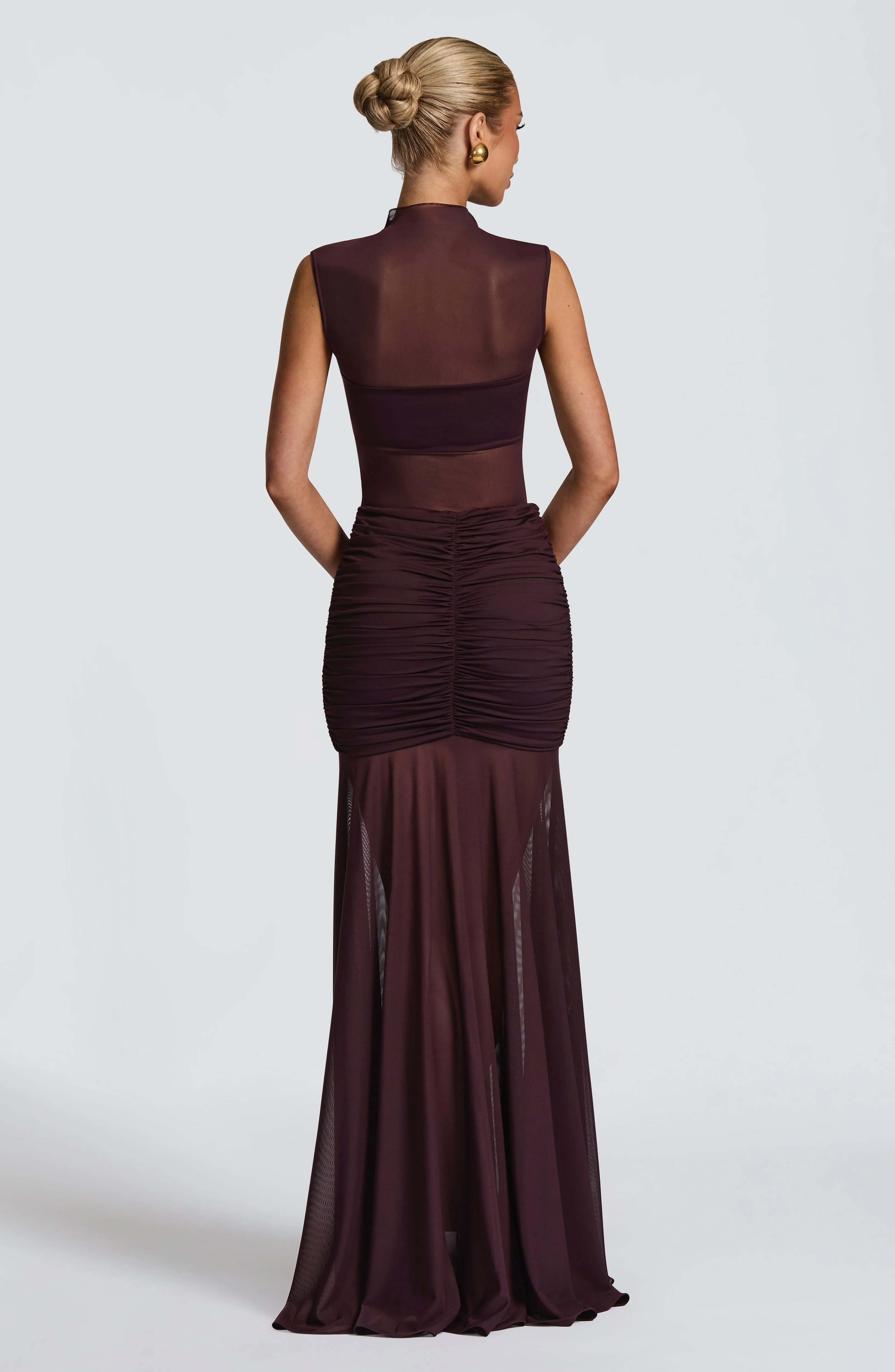 Fae Maxi Skirt - Plum