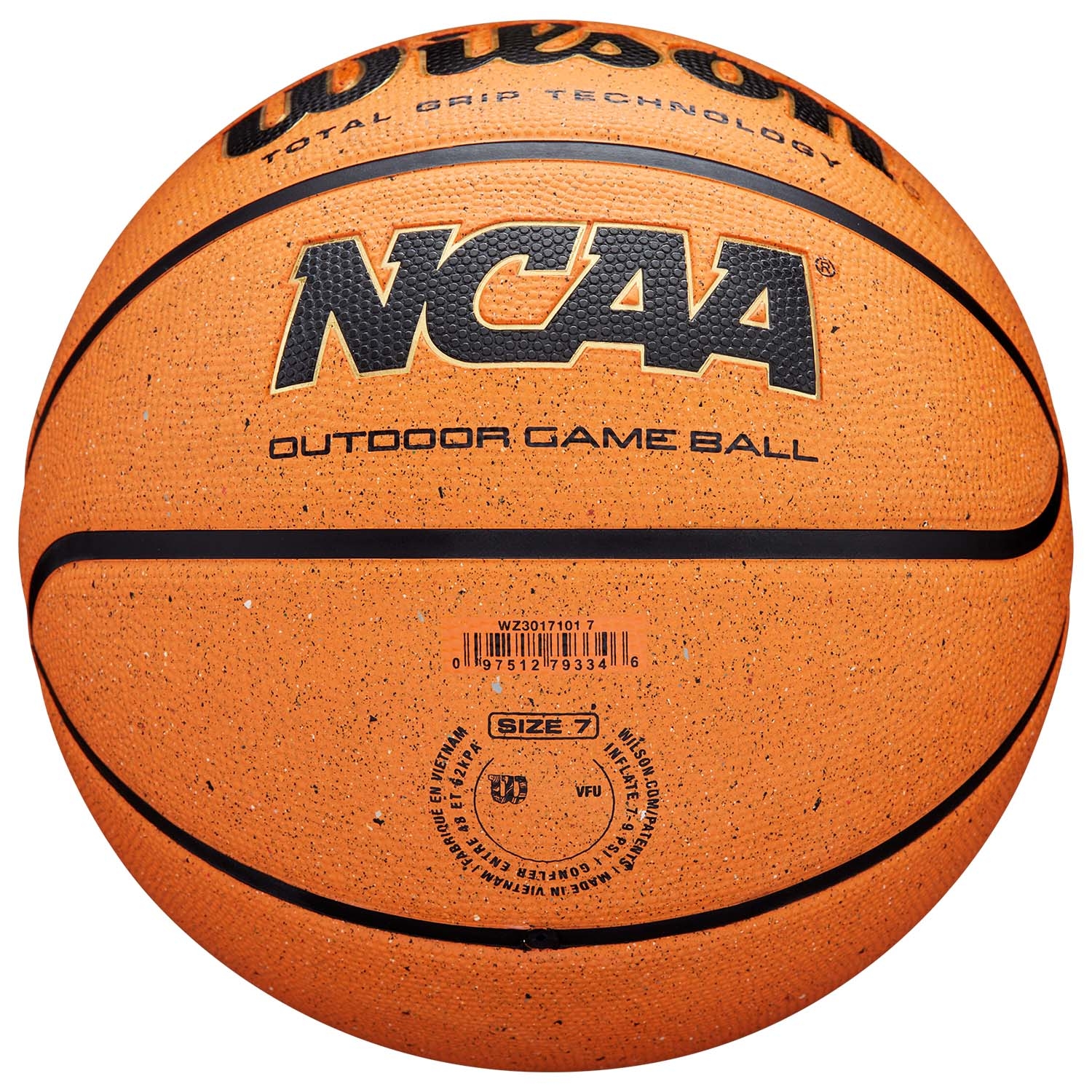 Wilson NCAA Outdoor Game Basketball (Size 7)