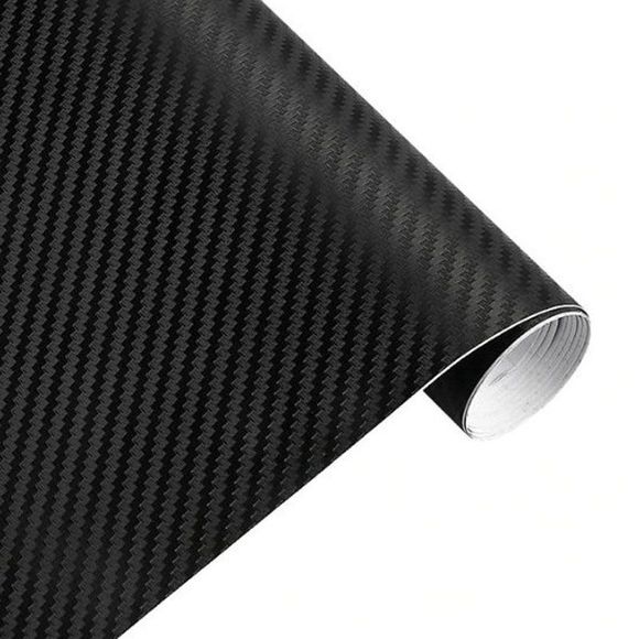 Brazoline Deco Kit Roll of Matte Black Carbon COVERING Sticker Universal - GrayRef: 36401