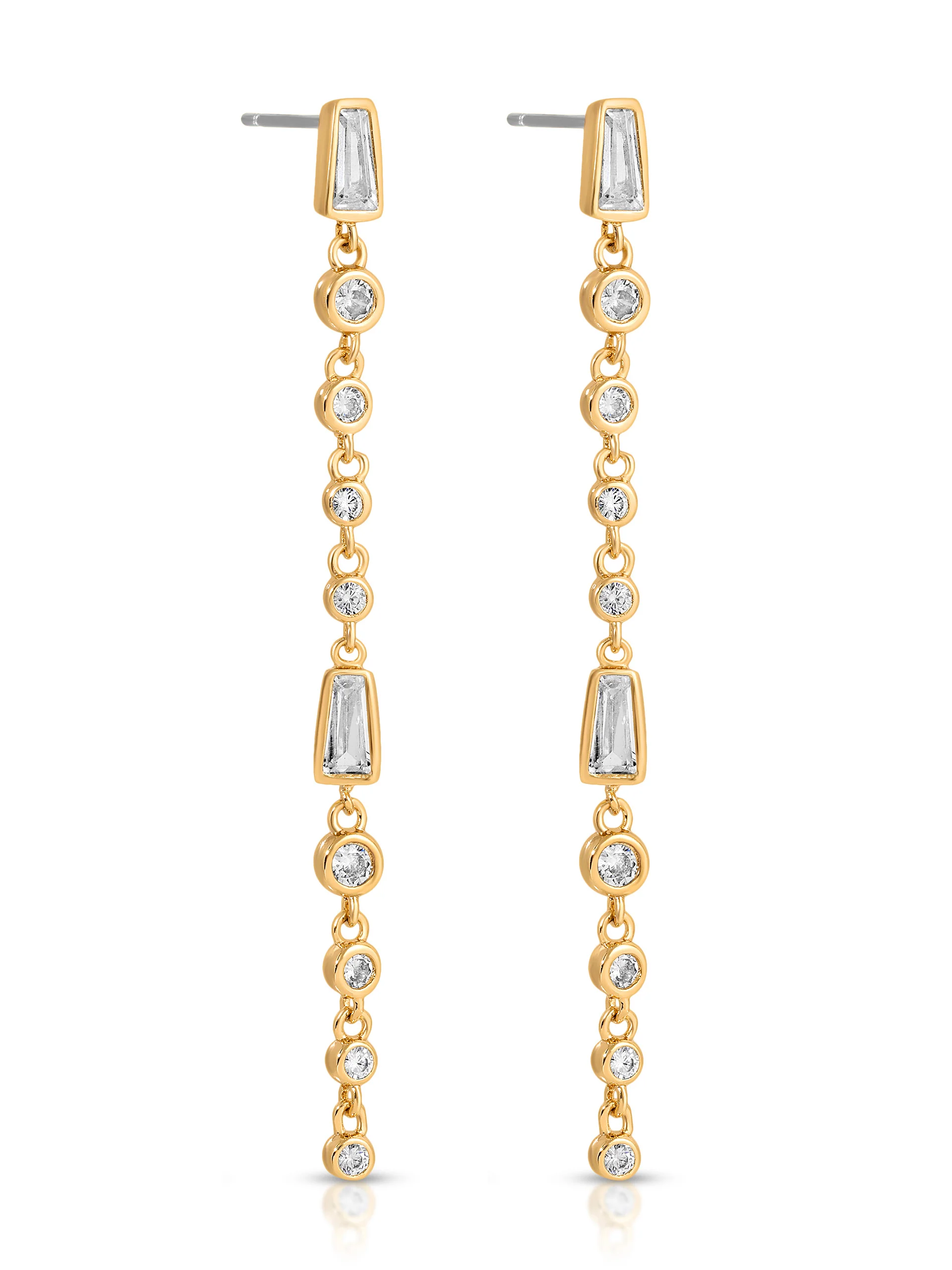 Crystal Linear Earrings