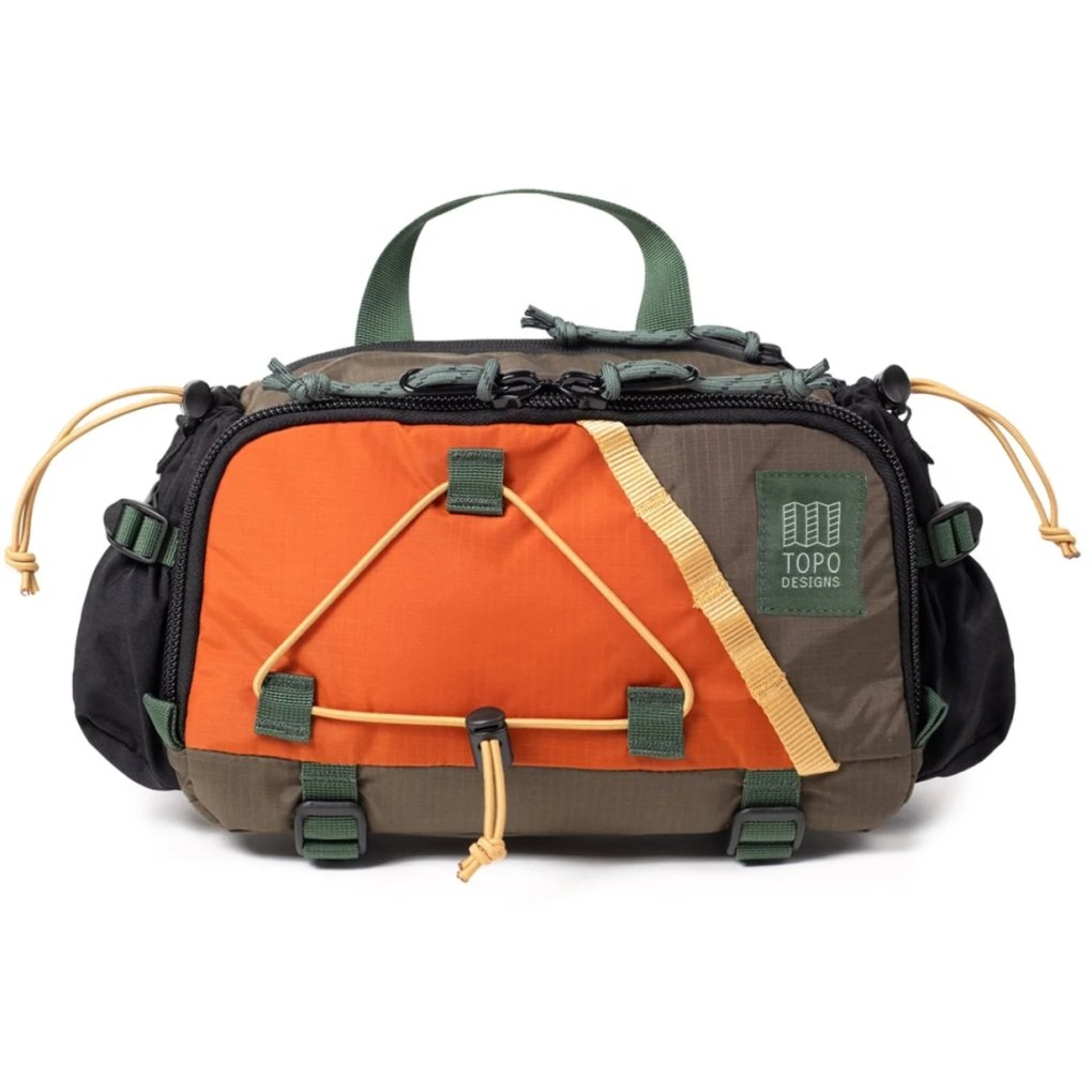 Topo Designs Mountain Hydro Hip Pack - 4.4L - Woodland/Terracotta