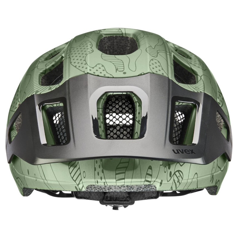 Uvex react jr. Bike Helmet Kids - moss green altimeter matt