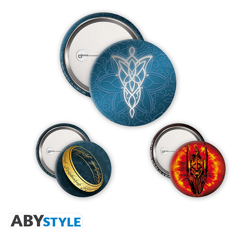 THE LORD OF THE RINGS Badge Pack Middle Earth