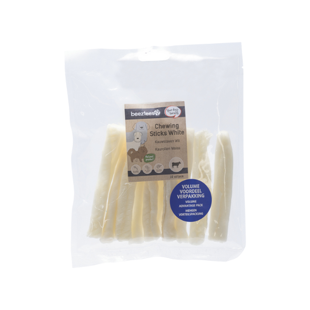 Beeztees Chew Sticks White - 10 pieces