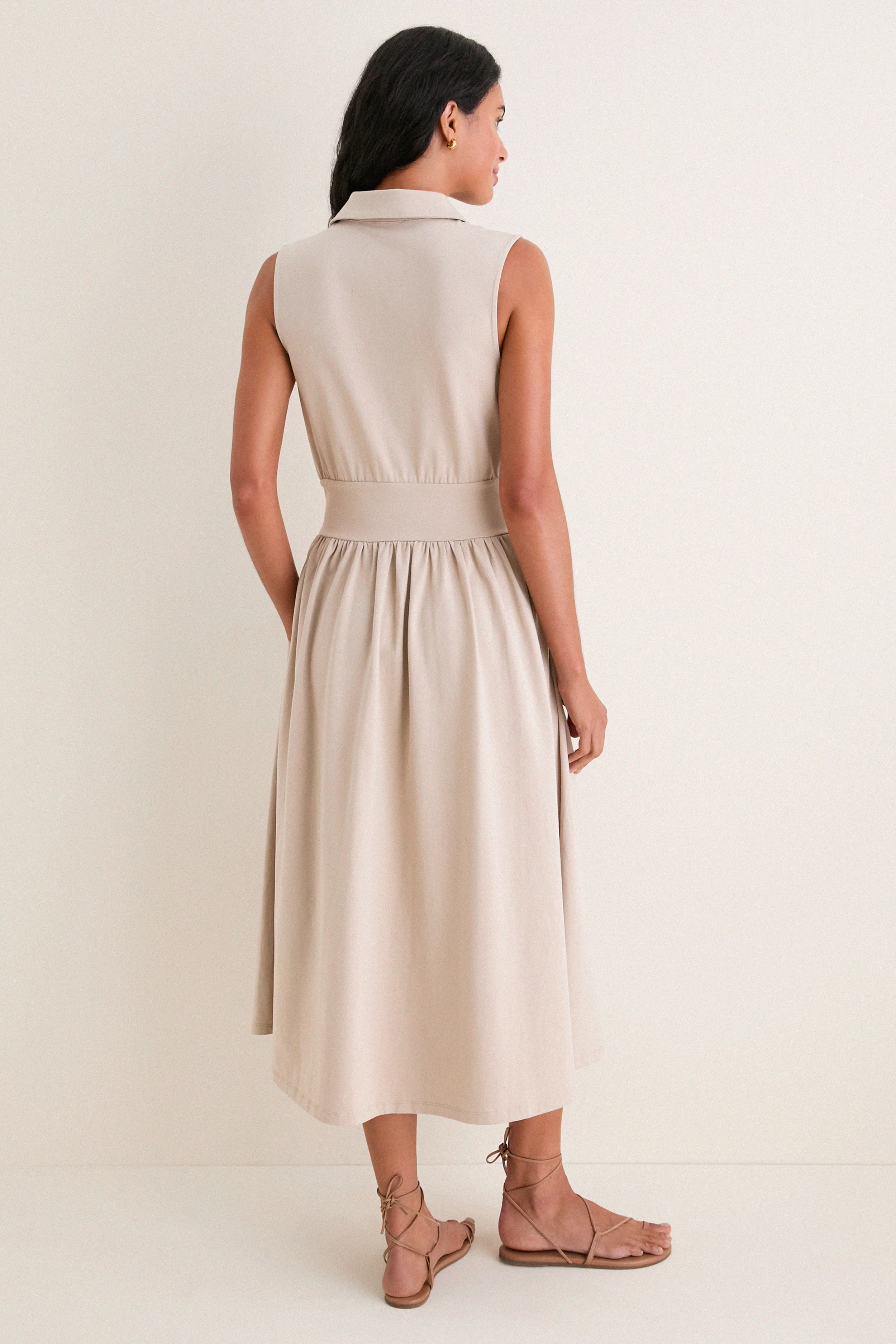 Sand Mikaela Midi Dress