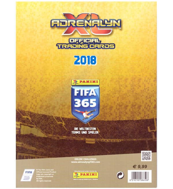 Panini FIFA 365 2018 Adrenalyn XL Premium GOLD