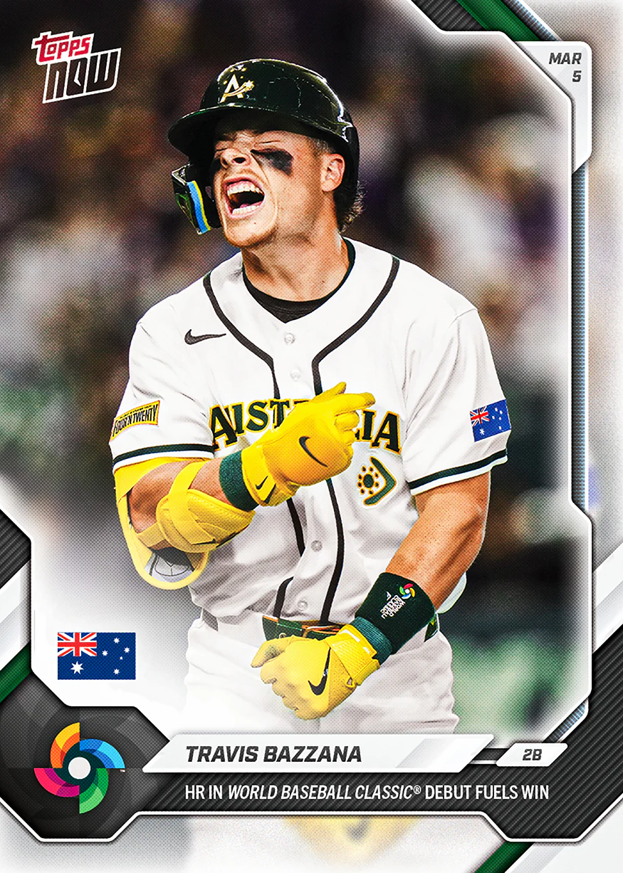 Travis Bazzana - 2026 World Baseball Classic Topps NOW® - Card 1 - PR: 3538
