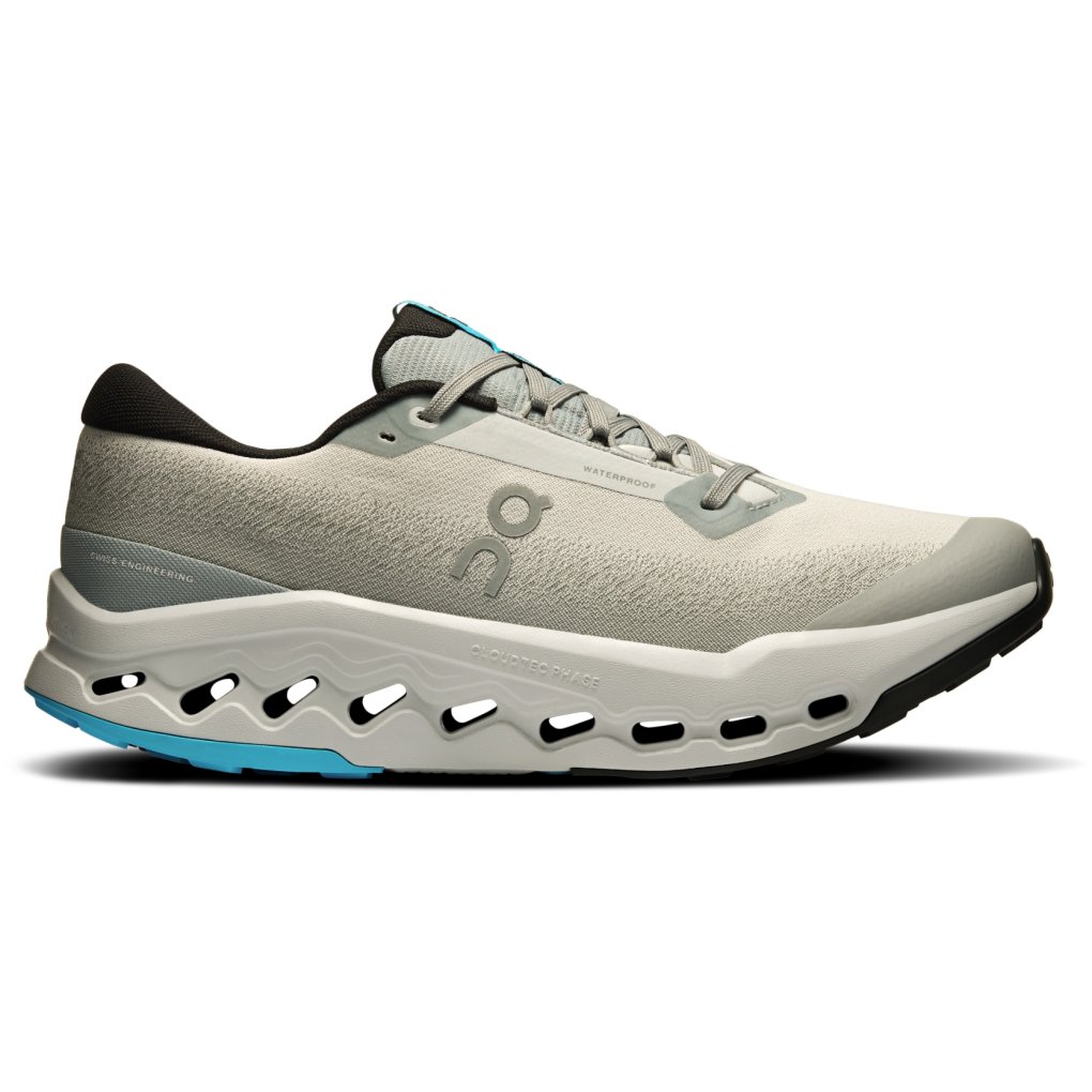 On Cloudsurfer Trail 2 Waterproof Running Shoes Men - Apollo | Glacier