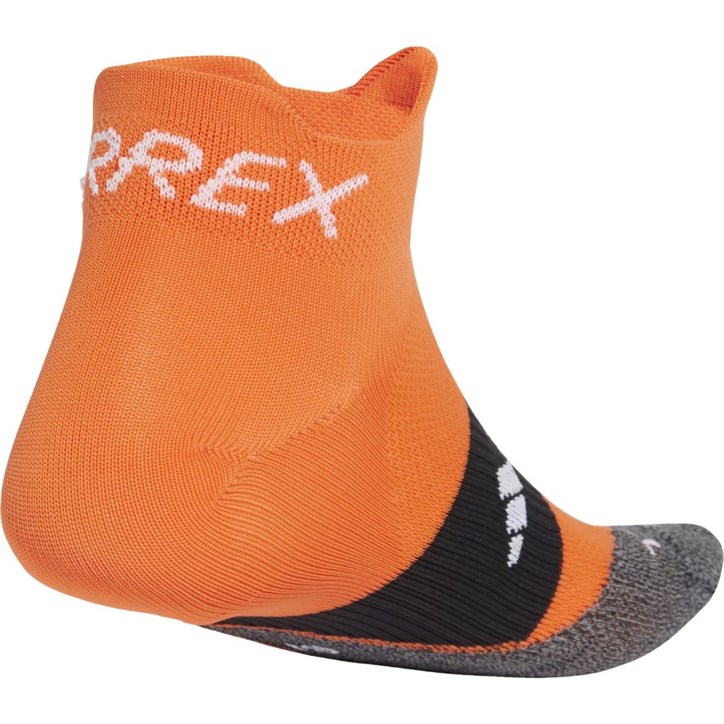 adidas TERREX HEAT.RDY Trail Running Speed Ankle Socks - semi impact orange/white JD3421