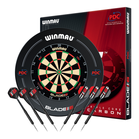 Winmau Blade 6 Triple Core Set with PDC Surround and 2 sets of darts