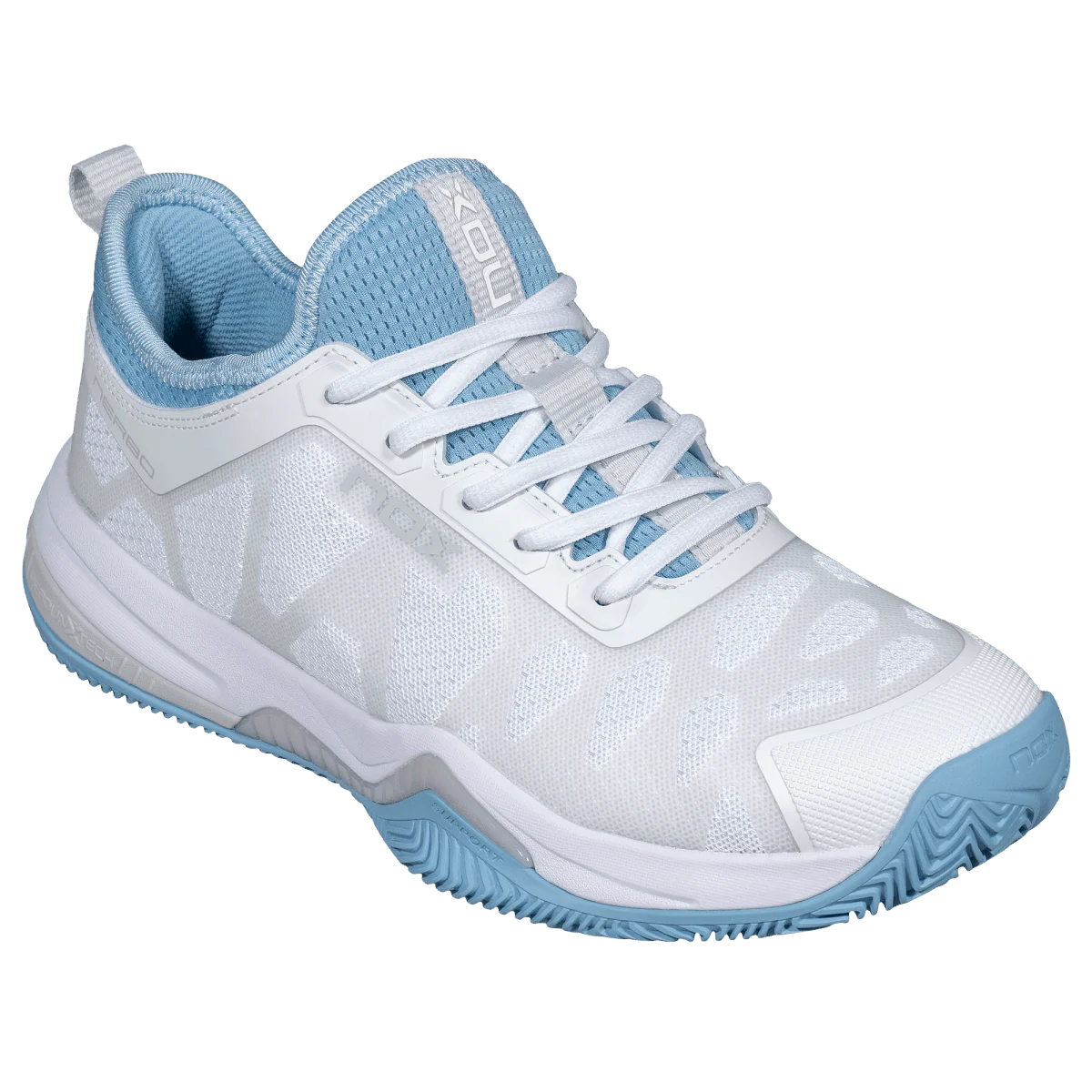 NERBO White/Sunset Blue Padel Shoes