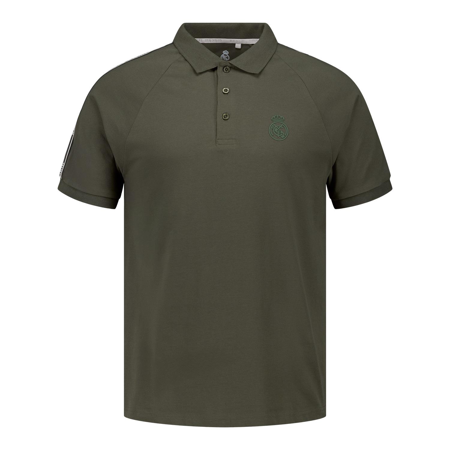 Mens Tape Polo Green
