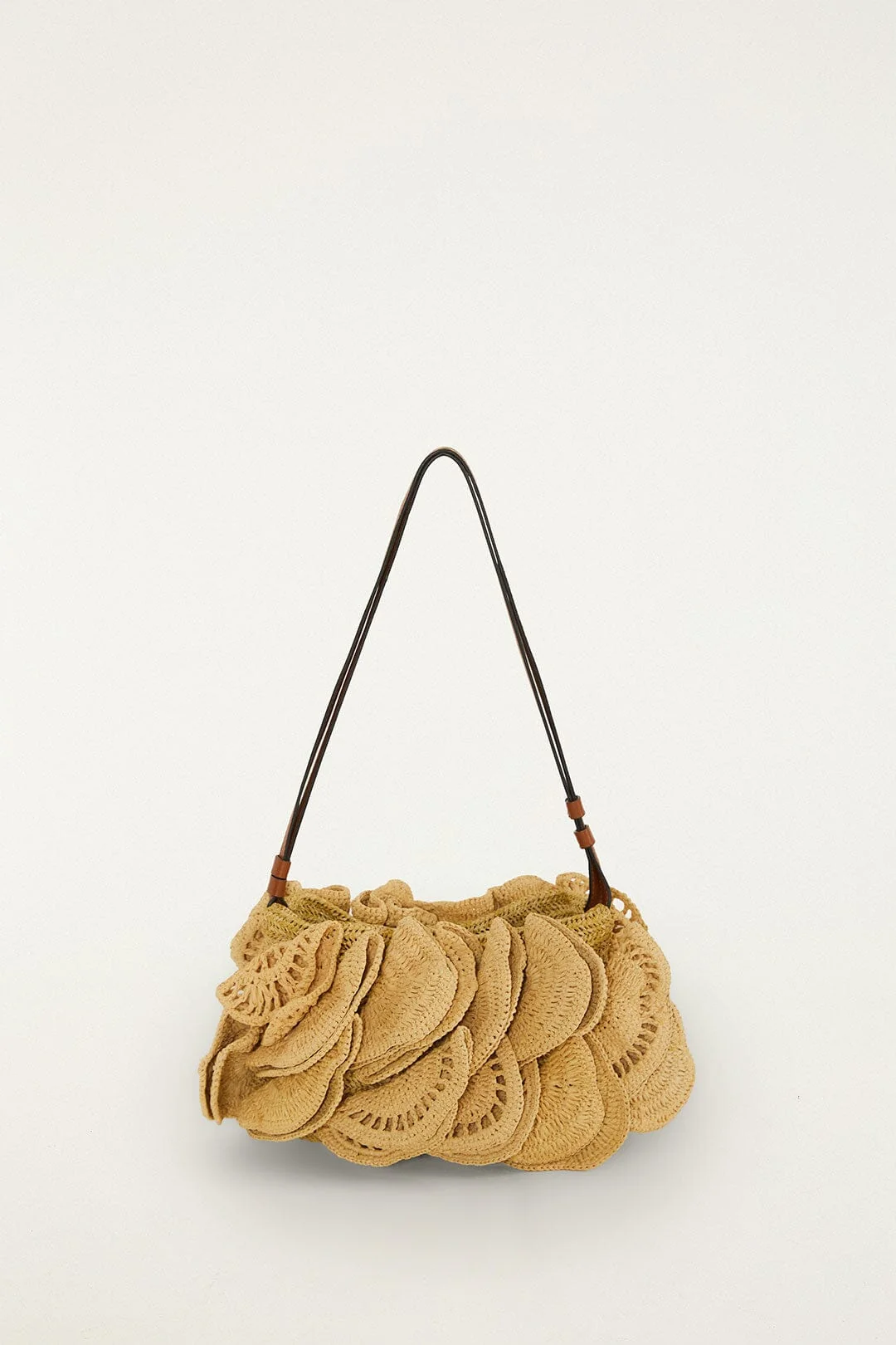 Raffia Flower Clutch