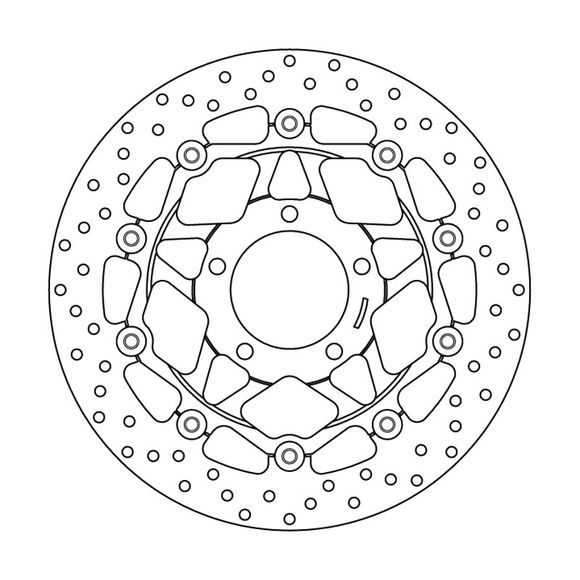 Disque de frein Rond Brembo flottantRef : 78B40873