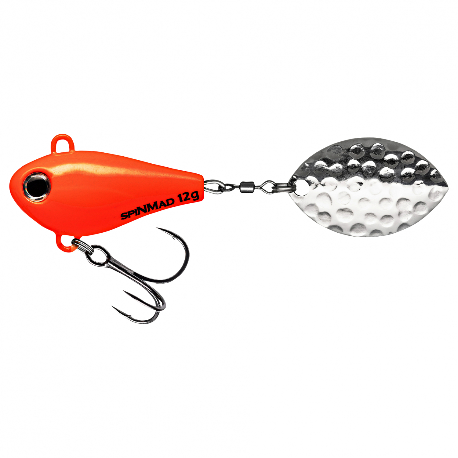 SpinMad Lead Head Spinners Jigmaster (Möhrchen, 12 g)