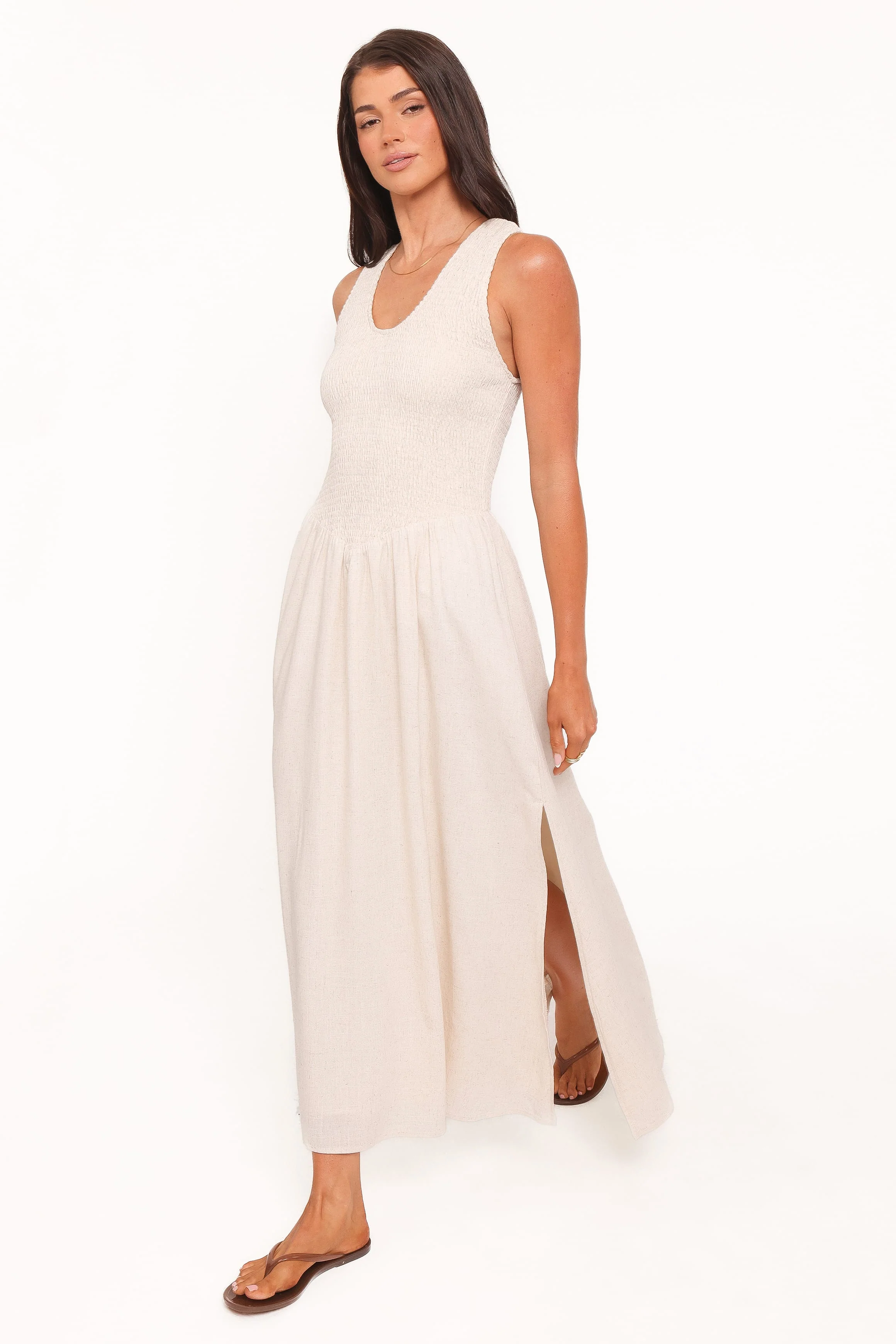 Dimity Maxi Dress - Oatmeal
