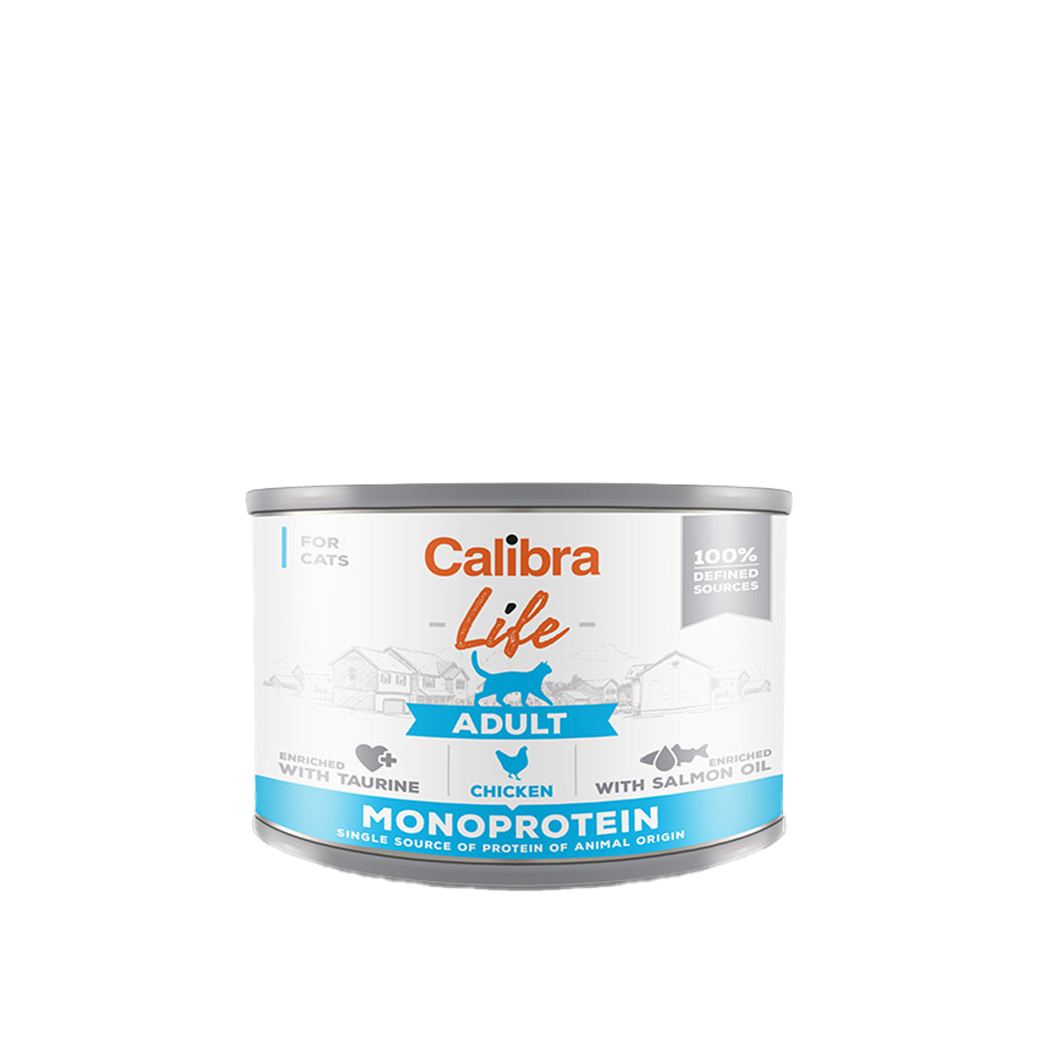 Calibra Cat Life Adult Wet Food - Chicken - 6 x 200 g