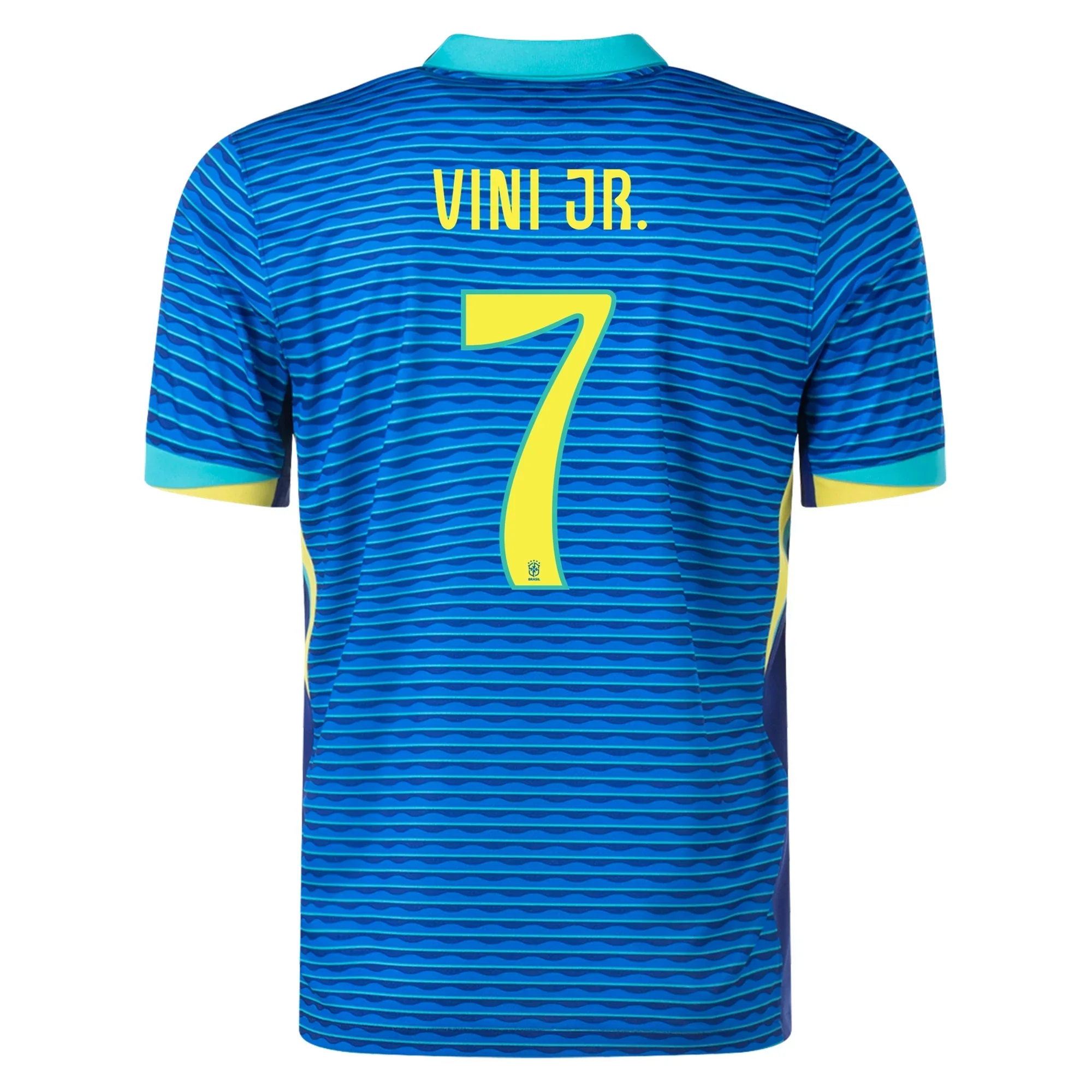 Mens Brazil Vini Jr. Away Jersey 24/25 (Soar/Dynamic Yellow)