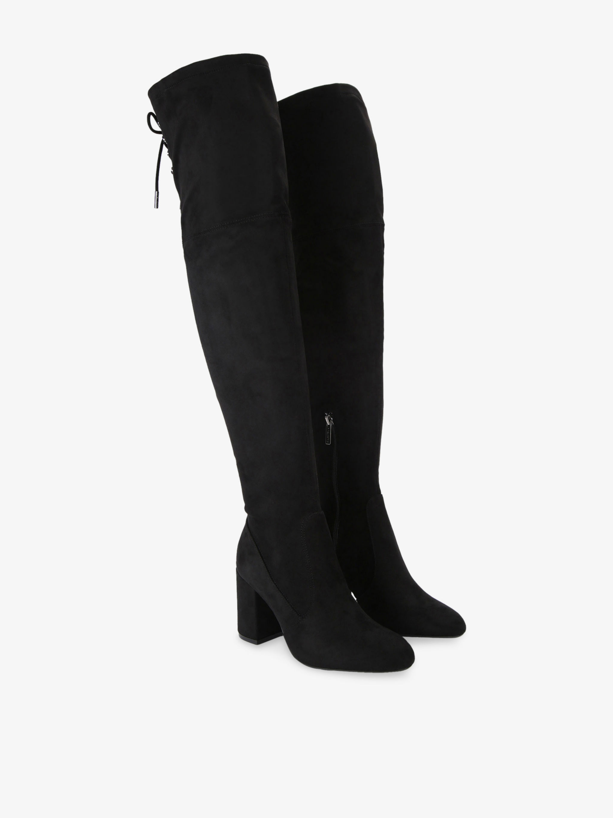 Vito Heeled Faux-Leather Over-The-Knee Boots